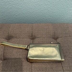 Calvin Klein Gold Wristlet Clutch